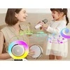 Ausinės Belaidis karaoke garsiakalbis su Bluetooth ir 2 mikrofonais