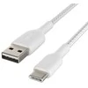 Belkin CAB002bt3MWH Boost Charge™ USB-A arba USB-C su 3m balta