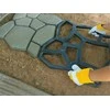 Mold for stone paving stone concrete cat's head
