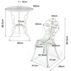 Bistro komplektas 60 cm 3 vnt.