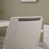 Vinsetto biuro kėdė su supimosi funkcija, reguliuojamu aukščiu, storu paminkštinimu, ergonomiška, 360° besisukantys ratukai, 62x69x92-100 cm