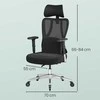 Songmics Biuro kėdė 70 x 70 x (112-136) cm