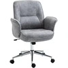 Vinsetto biuro kėdė, moderni darbo kėdė su supimosi funkcija, reguliuojamo aukščio, ergonomiška, 360° besisukantys ratukai