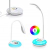 Biuro lempa su LED RGB apšvietimu ir 256 spalvomis