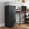 Songmics Biuro spintelė 40x41x103 cm juoda