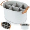 Home Styling Collection Butelių dėžė Metalinė Pilka 6 buteliams