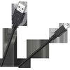Cabletech USB - mini USB kabelis 1.8m Juodas