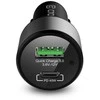 Crong Power Car Charger 63W – USB-C PD 45W automobilinis įkroviklis + USB QC 3.0 18W (juodas)