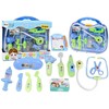 Lean Toys Daktaro rinkinys, mėlynas