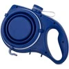 Dog-cat pavadėlis with water bowl bag drinker