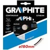 Deimantinis diskas Graphite 57H644, skersmuo 180mm, vientisas