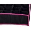 Underwear sock organiser for wardrobe drawer