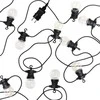 ProGarden Lauko lempučių girlianda 7,5 m, 10 LED švieselių, šilta šviesa