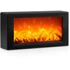 Dekoratyvinis LED židinys, juodas, 38 × 10 × 19,5 cm