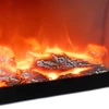 Dekoratyvinis LED židinys, juodas, 39,5 × 12 × 17,5 cm