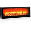 Dekoratyvinis LED židinys, juodas, 60 × 10 × 20 cm