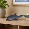 Lean Toys Delfino figūrėlė iš TPR, tamsiai pilka, 17,5 × 7,5 × 3,5 cm