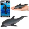 Lean Toys Delfino figūrėlė iš TPR, tamsiai pilka, 17,5 × 7,5 × 3,5 cm