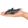 Lean Toys Delfino figūrėlė iš TPR, tamsiai pilka, 17,5 × 7,5 × 3,5 cm
