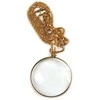 Reading glass auksinis neck 5x elegant