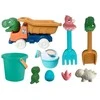 Lean Toys Dinozaurų Motyvo Smėlio Žaislų Rinkinys su Savivarčiu