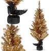 Home Styling Collection Dirbtinė eglė 90 cm Auksinė