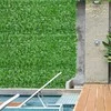 "Outsunny" privatumo gyvatvorė Dirbtinė gyvatvorė Balkono sienos apdaila Šviesiai žalia 300x100cm
