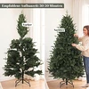 Dirbtinė kalėdinė eglutė su 1237 šakelėmis ir metaliniu stovu, žalia, 180 cm