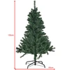 Dirbtinė kalėdinė eglutė su 150 spalvotų ir šiltai baltų LED lempučių, 150 cm, Ø 40 cm