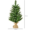 Dirbtinė kalėdinė eglutė su 70 šakelių galiukų, žalia, 60 cm