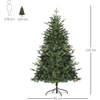 Dirbtinė kalėdinė eglutė su 946 šakelių galiukais, žalia, 150 cm