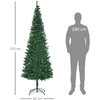 HOMCOM 2,1 m Kalėdų eglutė su stovu Ø81 x 210 cm