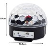 Led disco ball mp3 usb projector bluetooth