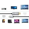 DisplayPort USB-C kabelis 1.4, 1,8 m, 8K, 4K, 2K