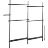 Songmics Drabužių kabykla 3 aukštų 33,5 x (162-238) x (220-300) cm