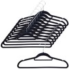 Storage Solutions Drabužių pakabos 10 vnt. juodos sukamos