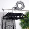 Storage Solutions Drabužių pakabos 10 vnt. juodos sukamos