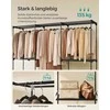 SONGMICS spinta su 5 pakabinamais skyrius 205 x 43 x 166 cm juoda