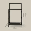 Songmics Drabužių stovas 83 x 45 x 157 cm
