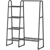 Songmics Drabužių stovas su 5 lentynomis 40x101,7x153,3 cm juodas