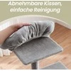 Songmics Draskyklė FEANDREA 135 cm šviesiai pilka
