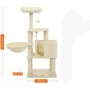 Songmics Feandrea 138 cm ilgio draskyklė su platforma