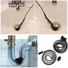 Pipe auger for sinks drain cleaning hose