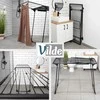 Vilde Drying Rack Metal Juodas Sliding XXL 204-260x56x103 cm