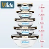 Dubenys 135/215/350/470/830 ml 5 vnt.