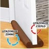 Durų ir langų sandariklis su šilumos izoliacija 85 cm, rudas