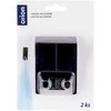 Verk Orion Durų kabliai metaliniai juodi 3x5x8 cm 2 vnt.
