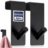 Verk Orion Durų kabliai metaliniai juodi 3x5x8 cm 2 vnt.