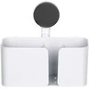 Bathroom Solutions Dušo Lentynė 21x9x19 cm - Baltos Plastiko Lentynėlės