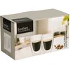 Termo stiklinės espresso kavai 120 ml 2 vnt - Modernus dizainas